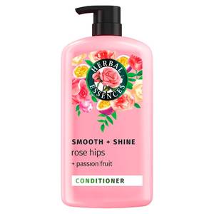lot 2493 image: Herbal Essences Conditioner, Rose Hips  Passionfruit - Smooth Collection, Shiny Hair with Vitamin E & Jojoba, Safe for Color Treated Hair, Floral Scent, Cruelty-Free, Dermatologist-Tested, 29.2 Fl Oz