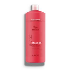 lot 2498 image: Wella Professionals Invigo Brilliance Conditioner  For FineNormal Colored Hair  Intense Color Protection & Maintains Vibrancy  33.8 Fl Oz