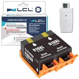 lot 2215 image: LCL 910XL Black Ink Replacement for HP 910XL Ink Cartridges for HP OfficeJet Pro 8025 8035 8020 8028 8024 8022 8015 8010 8012 8014 8018 Printer (2-Pack)