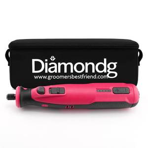 lot 2221 image: Diamondg Cordless Dog Nail Grinder with Quiet Sound & LED Tip for Large & Small Dogs, 4hrs. Runtime - Electric Dog Nail Trimmer, Heavy Duty Rotary Tool Alternative to Toenail Clippers & Filers
