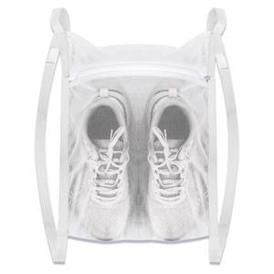 lot 4304 image: Laundry Bags,Sneaker Wash & Dry Net Bag for Dryer Sneaker Laundry Bags Large HoneyComber Mesh Bags with Zipper and Strap for Shoes Sneaker Washing Mesh Net for Most Dryers Door 15.7 Large
