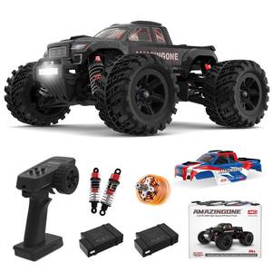 lot 4305 image: AMAZINGONE 20208 120 Scale Brushless Fast RC Cars for Adults, Max 45KMH High Speed Moster RC Buggy,Hobby RC Trucks 4X4 Offroad,All Terrain RTR Remote Control Car with 2 Bettery