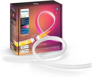 lot 4324 image: Philips Hue Indoor 3-Foot Smart LED Light Strip Extension - Flowing Multicolor Effect - Requires Base Kit - 1 Pack - Control with Hue App - Works with Alexa, Google Assistant and Apple HomeKit