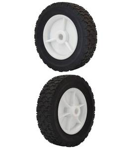 lot 4346 image: Parts Camp 6 inch Plastic Wheel Fits Oregon 72-106 hand trucks, lawnmowers, utility carts,BBQ Grills, Radio Flyer Wagon Trash Can Universal Wheel 9610