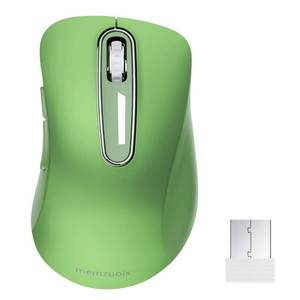 lot 4364 image: memzuoix 2.4G Wireless Mouse, 1400 DPI Mobile Optical Cordless Mouse with USB Receiver, Portable Computer Mice for Laptop, PC, Desktop, MacBook, 5 Buttons (Mint Green)