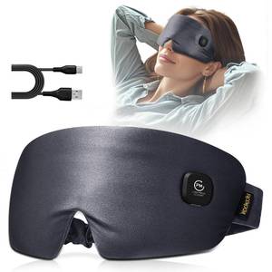 lot 4369 image: Heated Eye Mask for Dry Eyes Silk Cordless Eye Warmer Compress for Dry Eyes - Eye Heating Pad for Stye Treatment Headache Tired Eyes Relief - Washable Rechargeable Electric Heat Sleep Masks