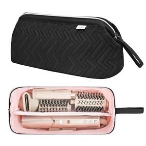 lot 5844 image: Leudes Hair Tools Travel Bag for Shark Flexstyle Carrying Case Portable Shark Hair Air Wrap Dryer Case Waterproof Dustproof Flat Curling Iron Travel Organizer (Black)