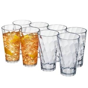 lot 5858 image: US Acrylic Optix Plastic Reusable Drinking Glasses (Set of 8) 20oz Water Cups in Clear  BPA-Free Tumblers, Made in USA  Top-Rack Dishwasher Safe