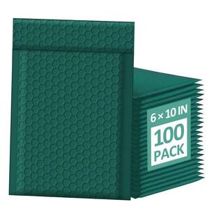 lot 5862 image: Famagic Bubble Mailers 6x10 Inch 100pc Ultramarine Green Shipping Bags, Chic Packaging Bags For Small Business, Colored Padded Mailing Envelopes, Opaque Matte Self Seal Bubble Poly Mailers Bulk #0