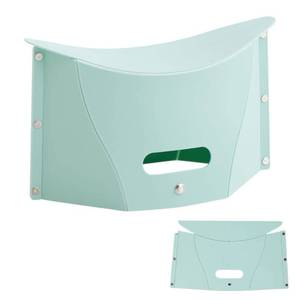 lot 6084 image: koofull Folding Portable Camping Hiking Stool, Lightweight Collapsable Foldable Chair for Travel Gathering BBQ Subway Backpacking Outdoor Squatty Potty Ultralight Mini (Green)