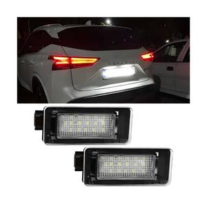 lot 6109 image: HZEL Car LED License Plate Light, 2PCS Vehicle Rear Tag Lamp Assembly, Automotive Tail Xenon Tag Lighting Kit Replacement Accessories Compatible with Altima Sentra Rogue Versa
