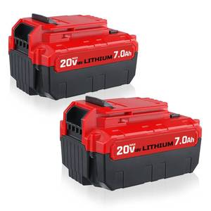 lot 6120 image: VANTTECH 2Pack PCC685L 7.0Ah Replacement for Porter Cable 20V Lithium-ion Battery PCC680L PCC685LP PCC682L PCC681L PCC680LP PCC640 Compatible with Porter Cable 20V Cordless Power Tools