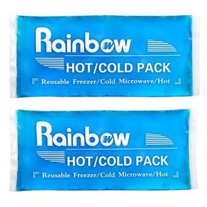 lot 6429 image: Soft Ice Packs Reusable Gel Pack 2, Hot and Cold Gel Ice Packs for Injuries, Headaches, Joint Pain Relief, Comfort Ice Pack Flexible Therapy on Neck, Ankle, Knee, Leg, Shoulder, Elbow, Wrist, Feet