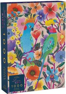 lot 6446 image: Elena Essex Puzzles for Adults 1000 Pieces - Lovebirds  Jigsaw Puzzles  1000 Piece Puzzle for Adults  Colorful Art Butterflies and Birds Puzzle  20x28inches