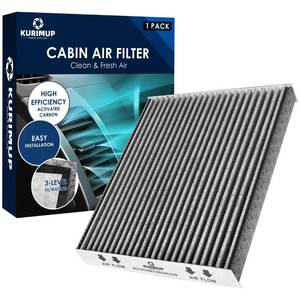 lot 6454 image: KURIMUP Cabin Air Filter,Replacement for CP134 (CF10134), Premium Cabin filter with Activated Carbon, Fit for Honda AccordCivicOdysseyCR-V and Acura MDXTSXTLXRDXRidgeline (1 pack)