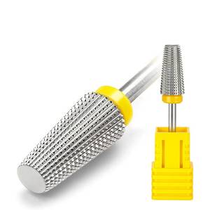 lot 10201 image: Fantexy 5 in 1 Nail Drill Bits,Professional 332 Shank Tungsten Steel Bits for Acrylic Nails,Manicure,Nail Art,Drill Machine,Both Left and Right Handed - Two Way Rotate Use (Extra Fine - XF)