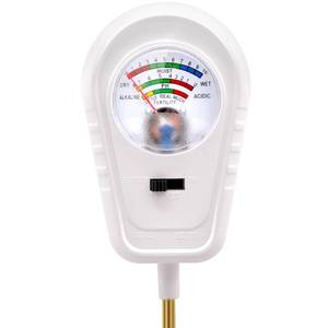 lot 10213 image: Aenncci Soil Test Kit 3-in-1, Soil Moisture Meter, Soil PH Meter, Fertility Soil Tester, Soil Tester for Garden, Lawn, Farm, Outdoor & Indoor Use (Silver Frost White)