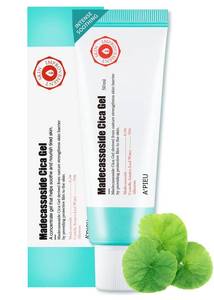 lot 10229 image: APIEU Madecassoside Cica Gel (1.69 fl oz) - for Oily and Sensitive Skin - Helps Soothe Dryness, Redness, Heat Damage, Blemish - Centella Asiatica, Glycerin, Vitamin E