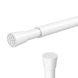 lot 10260 image: Short Tension Rod 24-37 Inch, Adjustable tension curtain rod no drill curtain rods for windows,expandable closet rods for hanging clothes,closet tension rods