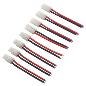 lot 10267 image: Vgoohobby 4Pairs Adapter Compatible with Tamiya Style Plug Male Female Connector w10cm 14AWG Silicon Wire Cable for RC Car Lipo Battery Charger FPV Truck Boat