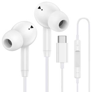 lot 10273 image: USB C Wired Earbuds Ear Buds for iPhone 17 16 Pro Max 16e 16 Plus 16Pro 15 Pro Max 15 Plus 15Pro 15 USBC in-Ear Headphones Wired Type C iPhone 16 Earbud Earphones Headsets with Microphone for Samsung