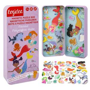 lot 10278 image: Toydea Magnetic Game Puzzle Box �� Mermaid Theme 30 Pcs Easter Travel Toy for Ages 3  Promotes Motor Skills & Imagination  Ideal for Car & Plane  Perfect Easter Basket Stuffer for Boys & Girls