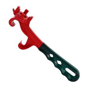 lot 12455 image: DANOREC Bucket Opener Tool 5 Gallon,Upgraded Bung Wrench for Opening 55 Gallon Drum,Professional Bucket Lid Opener,9.6 Inch Aluminum Barrel Wrench Tool with Non-slip Handle