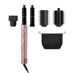 lot 13142 image: Shark FlexStyle Air Styling & Drying System, Powerful Hair Dryer Brush & Multi-Styler with Auto-Wrap Curlers, Concentrator Attachment and Storage Bag, Blossom Bliss, HD432RS