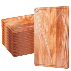 lot 13160 image: Eaasty 12 Set Extra Large Plain Cutting Board Bulk Heavy Duty Wood Cutting Boards Set with Juice Groove for Kitchen Wedding Housewarming Crafts Gifts, Pre Oiled (9.5 x 13.5,Walnut)