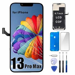 lot 14384 image: JG-TR for iPhone 13 Pro Max Screen Replacement(6.7-inch), 13 Pro Max LCD Display 3D Touch Digitizer Frame Assembly (for A2484, A2641, A2644, A2645, A2643), Adhesive and Screen Protector.