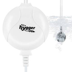 lot 14402 image: hygger Quiet Aquarium Air Pump 1.5 Watt Energy Saving Mini Oxygen Pump for 1-15 Gallon Fish Tank with Accessories White