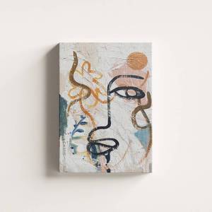 lot 14404 image: Boho Abstract Face Line Art Wall Decor - Matisse Boho Nordic Wall Art for Living Room, Bathroom, Bedroom - 12x16in