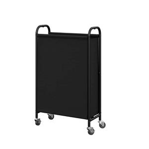 lot 15141 image: GRANNY SAYS 80L Slim Laundry Hamper with Silent Brake Wheels, Sturdy Metal Frame & Handle, Rolling Laundry Basket for Laundry Room, Bedroom, Bathroom, or RV �� Great for Singles or Couples, Black