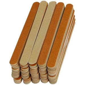 lot 16413 image: Iconikal 140-Pack 5-Inch Nail Files, 2-Sided Manicure Pedicure Tool Wood Emery Board, 5-Inch, Wood for Filing, Shaping, Contouring