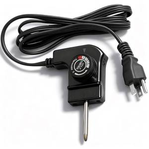 lot 16446 image: Electric Skillet Cord Replacemen for Masterbuilt,Hamilton Beach,Chefman,Presto,Cuisinart Fondue Pot,15A125V Adjustable Thermostat Probe Cord,Thermostat Control for GrillGriddleSmokerFryers