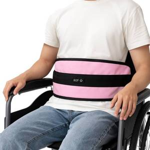 lot 16461 image: SPRING SEAON Wheelchair Seatbelt-Waterproof Outer Fabric with Soft Lining,Adjustable Harness for Adults,Straps for ChairBed Restraint,Pregnant&Paralyzed Pressure Relief & Fall Prevention(Pink)