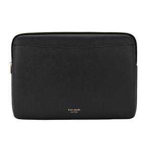 lot 18280 image: kate spade new york Saffiano Laptop Sleeve 16 Inch - Black - Compatible with All MacBook M Series Devices