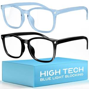 lot 18350 image: livho High Tech Blue Light Glasses - Advanced Blue Light Blocking Computer Glasses - Screen Fatigue & UV Protection