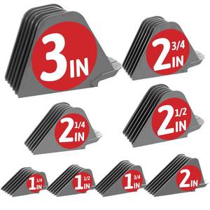 lot 18359 image: 3 Inch Clipper Guards, Hair Clipper Guide Combs Premium for Wahl Clippers Mega Cutting GuidesCombs with 8 Cutting Lengths from 1.25-3 Inch Fit Most Size Wahl Clippers