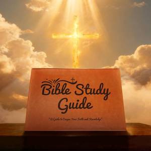 lot 18363 image: 66 Page Bible Study Guide, Christian Notebook for Scripture Study with Guided Prompts, Bible Study Supplies & Bible Study Journal, Daily Devotionals, Enhanced Large Print(Supporting Elderly Readers) (Brown)