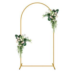 lot 19630 image: 5 FT Arch Backdrop Stand, Balloon Arch Stand, Metal Background Arch Stand, Backdrop Arch Frame, Wedding Arch for Backdrop