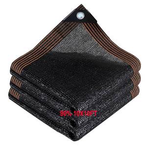 lot 19720 image: Outdoor Shade Cloth 90% Sunblock Shade Mesh Tarp with Grommets for Garden Greenhouse Pergola Patio Plants Chicken Coop Porch Dog Kennel Cover 10 x 10