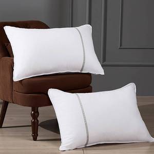 lot 19745 image: MUFEW King Size Pillows Set of 2, Medium Firm Hotel Pillows for Sleeping, Cooling Bed Pillows for Side & Back Sleepers, Down Alternative Filling, 20 x 34 Inches
