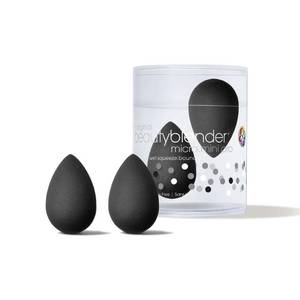lot 20401 image: Beautyblender�  Micro Mini Pro Black Beauty Blender Makeup Sponges, Super-Soft Foam Easily Blends Concealers & Highlighters, Made in USA, Reusable, Washable, Streak Free Application, 2 Pack