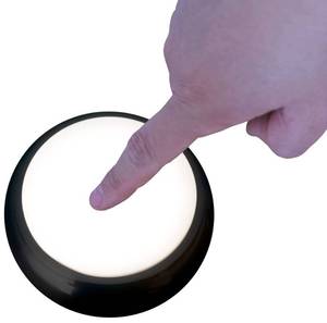 lot 20423 image: Bejamy (Black-Base&White-Top) Talking Alarm Clock for The Blind, Talking Clock for Low Vision&Vision Impairment,