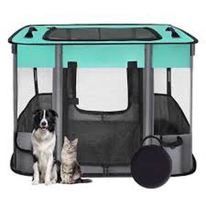 lot 5841 image: Portable Pet Playpen with Carrying Bag