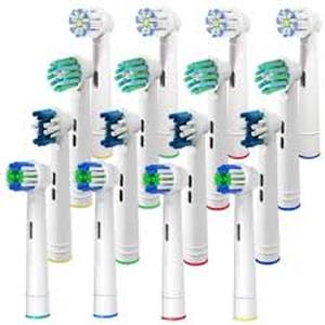 lot 6051 image: GENKENT Electric Toothbrush Replacement Heads 11-Pack