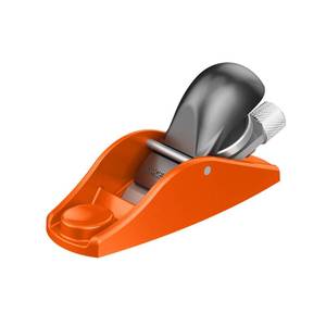 lot 19529 image: JORGENSEN No.101 Mini Wood Planer - Mini Hand Planer for Woodworking, Block Plane, Small Hand Plane for Trimming, Wood Planing, Craft, Professional Ductile Iron Body, Adjustable Cutting Depth - Retail $17