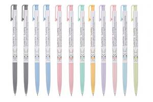 lot 19559 image: ZEESOON Xeno Lunatic Lunny 0.38mm Slim Ball Point Pen Dozen Box 12 Pcs, Made in Korea (Assorted 12pcs) - Retail $8