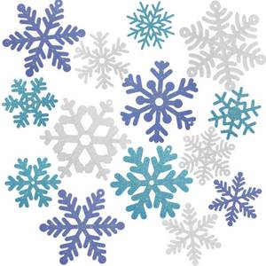 lot 19570 image: Naler 24 Pack Christmas Ornaments, Christmas Crafts Kit for Christmas Tree Decorations Indoor, Winter Bulletin Board Decorations Kids Holiday Party Favors Classroom Activities - Retail $6